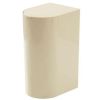 Desktop Waste Basket Office Trash Kitchen Storage Barrel Waste Bin Khaki(D0101H50UC7)