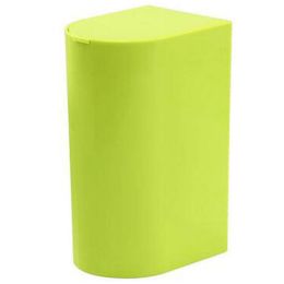 Desktop Waste Basket Office Trash Kitchen Storage Barrel Waste Bin Green(D0101H50UVW)