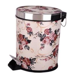 Stylish Home/Kitchen/Office Pedal Wastebasket Trash Can With Lid Foot Trash #11(D0101H55R1U)