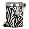 Stylish Home/Kitchen/Office Pedal Wastebasket Trash Can With Lid Foot Trash #08(D0101H55RBA)