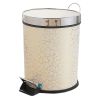 Stylish Home/Kitchen/Office Pedal Wastebasket Trash Can With Lid Foot Trash #01(D0101H55RLY)