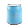 Creative Can Shaped Trash Bin Office Kitchen Home Wastebasket-Blue(D0101H566T7)