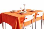 Classical Thicken Tablecloth Solid Colors Table Cover(100x140 CM)-Orange(D0101H57PYV)
