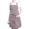 Wearable Kitchen Aprons Chefs Cook Apron Halt Top Stain-resistant Cooking Apron(D0101H5CDBW)