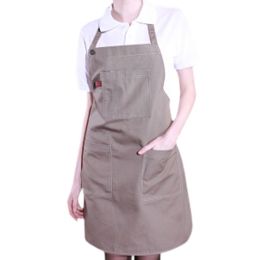 Wearable Kitchen Aprons Chefs Cook Apron Halt Top Stain-resistant Cooking Apron(D0101H5CDBW)