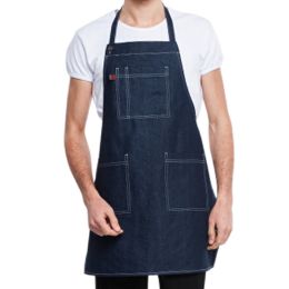 Kitchen Aprons Stain Repellent Cooking Apron Halt Top Chefs Cook Apron(D0101H5CDCY)