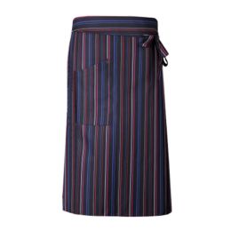 Blue Stripe Stylish Unisex Half-length Kitchen Aprons Chefs Cooking Cook Apron(D0101H5CDJY)