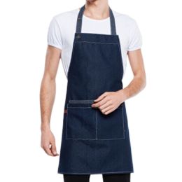 Stylish Unisex Jeans Cooking Apron Halt Top Kitchen Aprons Chefs Cook Apron(D0101H5CDVV)