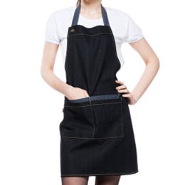 Stylish Unisex Kitchen Aprons Jeans Cooking Apron Halt Top Chefs Cook Apron(D0101H5CDVW)
