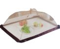 Kitchen Supplies Lace Rectangle Cover Foldable Food Cover/Tent Purple Fringing(D0101H5CHZY)