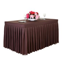 Tablecloth Rectangular Polyester Tablecloth,47-Inch, Coffee(D0101H5J50W)