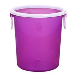 Desktop Waste Basket Office Kitchen Storage Barrel Waste Bin Purple(D0101H5JHQ7)
