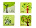 Adhesive Plastic Hooks Creative Kitchen Bathroom Wall Stick Hook 4PCS(D0101H5MACY)