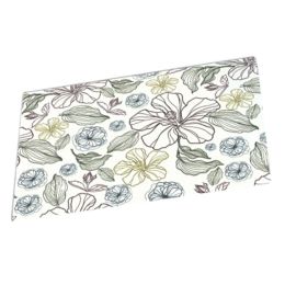 4 PCS Creative Flower Vinyl Placemats Table Decor Waterproof Place-mat. No.6(D0101H5VUEV)
