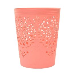 Home/Kitchen/Office Wastebasket Household Trash Can/Bins Storage Bucket Pink(D0101H5X59G)