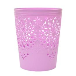 Home/Kitchen/Office Wastebasket Household Trash Can/Bins Storage Bucket Purple(D0101H5X5LA)