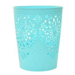 Home/Kitchen/Office Wastebasket Household Trash Can/Bins Storage Bucket Blue(D0101H5X5LW)