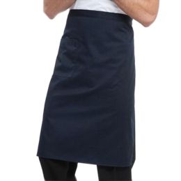 Kitchen Unisex Half-length Cook Apron Chefs Cooking Aprons, Navy(D0101H5Z70A)