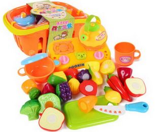 17 Sets Baby/Child DIYKitchen Playset Color Recognition Toy Random Color(D0101HEI1QU)