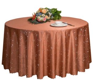 Hotels Weddings Banquets Tabletop Accessories Round Tablecloths Table Cover Light Brown (200x200 CM)(D0101HEIEIG)