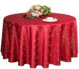 Hotels Weddings Banquets Tabletop Accessories Round Tablecloths Table Cover Red (200x200 CM)(D0101HEIEIU)