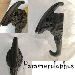 3-Packs Lifelike Dinosaur Fossils Wall Mounted Hooks Kitchen Bathroom Decorative Coat Key Wall Hanging Hooks,Matte Black(D0101HEPZ0W)