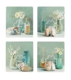 Strong Glue Hooks Kitchen Bathroom Hooks Door Stickers Flower Decorations Series(D0101HEX7RY)