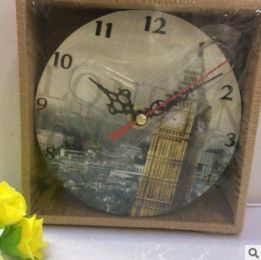 Home wooden table clock promotional gift clock(D0101HHELTT)