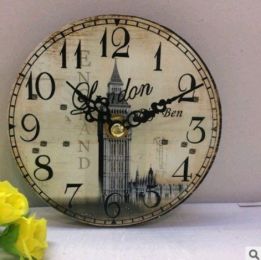 Home wooden table clock promotional gift clock(D0101HHELU8)