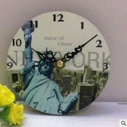 Home wooden table clock promotional gift clock(D0101HHELUJ)