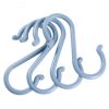 Set of 28 S Shaped Hanging Hooks Hangers for Kitchen, Bathroom Bedroom - Blue(D0101HR3T7W)
