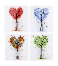 Strong Wall Hooks Seamless Sticky Hooks Kitchen Bathroom Wall Hangers Love Trees(D0101HR49AY)