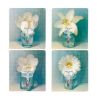Strong Wall Hooks Seamless Sticky Hooks Kitchen Hooks Clothes Rack Aloof Flowers(D0101HR49EG)