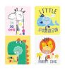 Strong Wall Hooks Seamless Sticky Hooks Kitchen Hooks Clothes Rack Animals World(D0101HR49PW)