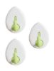 2-Pack Strong Adhesive Hooks Kitchen Bathroom Hooks, Water Droplets Shaped Green(D0101HR49RA)