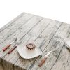 Wood Grain Tablecloth Cabinet Cover Cloth Hotel/Restaurant Tablecloth 90X140CM(D0101HRH2MA)