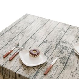 Wood Grain Tablecloth Cabinet Cover Cloth Hotel/Restaurant Tablecloth 90X140CM(D0101HRH2MA)