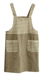 Bib Apron Resistant With 2 Pockets Cooking Kitchen Aprons for Women Men(D0101HRIHUY)