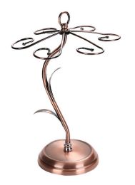 Wine Holder Stainless Steel Wine Rack Popular Metal Wine Rack Flowers(D0101HRM63V)