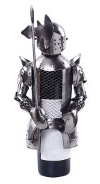 Wine Holder Stainless Steel Wine Rack Modern Metal Wine Rack Warrior B(D0101HRMYEA)