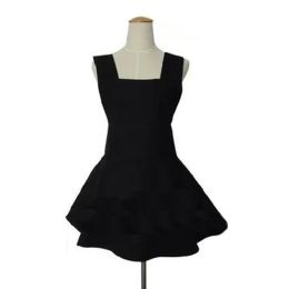Ladies Lovely Princess Fashion Apron Cooking Apron Chef Kitchen Apron, Black(D0101HRXJDY)