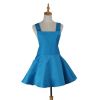 Ladies Lovely Princess Fashion Apron Cooking Apron Chef Kitchen Apron, Blue(D0101HRXJW7)