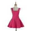 Ladies Lovely Princess Fashion Apron Cooking Apron Chef Kitchen Apron, Rose Red(D0101HRXJZ7)