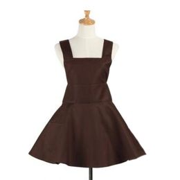 Ladies Lovely Princess Fashion Apron Cooking Apron Chef Kitchen Apron, Coffee(D0101HRXJZY)