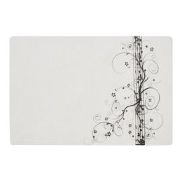 Set of 2 Continental Placemat Waterproof Silicone Pad Table Decor Musical Notes(D0101HXMUGW)