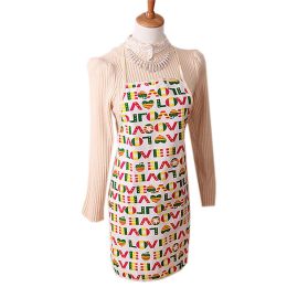 Creative Kitchen Women's Chefs Cooking Cook Apron With Alphabet Love, White(D0101HXZEHV)