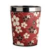 Household Wastebasket Round Trash Can/Bins for Home/Kitchen/Office 12L - Red(D0101HXZHXV)