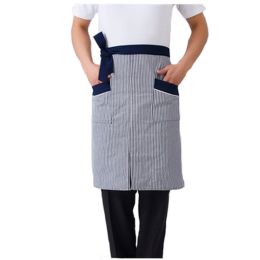 Chef Half Apron Waist Bistro Aprons with 2 Pockets for Kitchen Cafe Cooking(D0101HXZPPU)