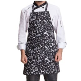 Mens Chef Bistro Apron Aprons Bib for Home Kitchen Cooking/Baking/Cleaning(D0101HXZPRY)