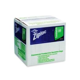JohnsonDiversey Sandwich Bags, Resealable, 1.2 mil, 6-1/2"x6", 500/BX, Clear(D0102H72E4Y)